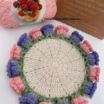 Rose Coaster Crochet Diy Material Package - Image 6