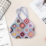 Handmade Crochet Weave Vintage Hollow Bag - Image 5