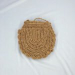 Crochet Small Lace Semicircle Female Bag