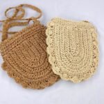 Crochet Small Lace Semicircle Female Bag - Image 4