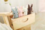Newx Handmade Rabbit Crochet Wool Doll Animal Stuffed Plush Toy Baby Soothing Baby Sleeping Plush Toy Gifts For Kids Birthday - Image 3