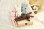 Newx Handmade Rabbit Crochet Wool Doll Animal Stuffed Plush Toy Baby Soothing Baby Sleeping Plush Toy Gifts For Kids Birthday - Image 7