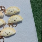 Finished Handmade Crochet Spring Festival Dumpling Pendant - Image 5