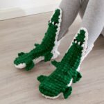 Crochet Animal Ladies Floor Socks - Image 4