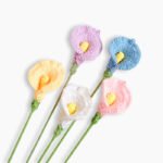 Hand-woven Bouquet Finished Wool Flower