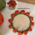 Rose Coaster Crochet Diy Material Package - Image 3