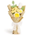 Creative Hand Weaving Knitted Finished Product Wool Flowers Bridal Bouquet - Image 7