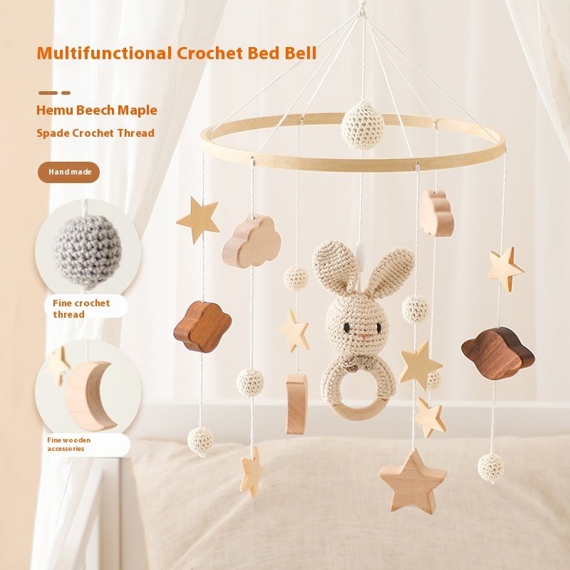 2f7abb0c-4e7a-4424-88f1-24e223e69546_trans.jpeg Starry Animal Crochet Bed Bell Detachable Rattle Toy - Image 1