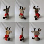 Merryia Handmade Squirrel Amigurumi Photo Frame Animal Stuffed Doll Picture Frame - Image 7