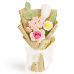 Creative Hand Weaving Knitted Finished Product Wool Flowers Bridal Bouquet - Image 5