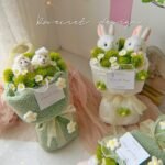 Rabbit Lamb Wheat Doll Bridal Bouquet - Image 3