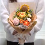 Flower Yarn Woven Sunflower Gift Bouquet - Image 10