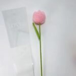 Hand-woven Wool Tulip Artificial Flower - Image 6