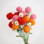 Fruit Knitted Wool Crochet Finished Bouquet - Image 3