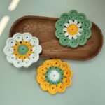 Cute Ins Small Flower Coaster Placemat Crochet Heat Proof Mat