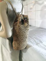 Fashion Crochet Backpack Large Capacity Photo Vacation Beach Shopping Straw Bag - Image 3