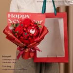 Tulip Knitted Bouquet Mother's Day Wool Woven Finished Gift Graduation - Image 2