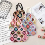 Handmade Crochet Weave Vintage Hollow Bag - Image 3
