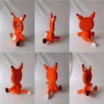 Merryia Handmade Squirrel Amigurumi Photo Frame Animal Stuffed Doll Picture Frame - Image 6