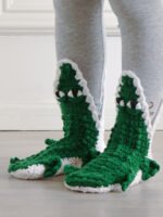 Crochet Animal Ladies Floor Socks - Image 5