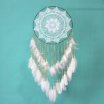 Creative Crochet Dreamcatcher Feather Wind Chime Charms - Image 8