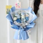 Crochet Bouquet Woven Wool Hand-woven Diy Material Package Set Birthday Gift - Image 5