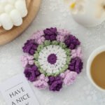 Hand-knitted Flower Woven Linglan Coaster - Image 9
