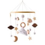 Starry Animal Crochet Bed Bell Detachable Rattle Toy - Image 6