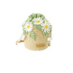 Flower Basket Diy Crochet Wrapped Cotton Thread - Image 4