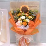 Flower Yarn Woven Sunflower Gift Bouquet - Image 7