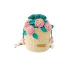 Flower Basket Diy Crochet Wrapped Cotton Thread - Image 3