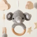 Starry Animal Crochet Bed Bell Detachable Rattle Toy - Image 4