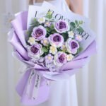 Knitted Wool Bouquet Woven Sunflower Flower Finished Product - Image 8