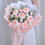 Knitted Wool Bouquet Woven Sunflower Flower Finished Product - Image 2