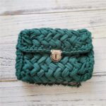 Handmade Crossbody Crochet Cloth Line Small Fragrance Knitting Bag - Image 3