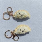 Finished Handmade Crochet Spring Festival Dumpling Pendant - Image 2