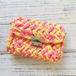Handmade Crossbody Crochet Cloth Line Small Fragrance Knitting Bag - Image 10