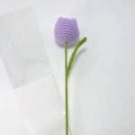 Hand-woven Wool Tulip Artificial Flower - Image 8