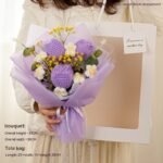 Tulip Knitted Bouquet Mother's Day Wool Woven Finished Gift Graduation - Image 5