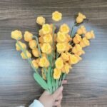 Finished Crochet Flower Nordic Ornament - Image 2