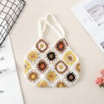 Handmade Crochet Weave Vintage Hollow Bag - Image 4