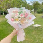 Crochet Bouquet Woven Wool Hand-woven Diy Material Package Set Birthday Gift - Image 9