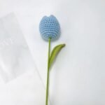Hand-woven Wool Tulip Artificial Flower - Image 5