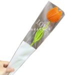 Finished Handmade Crochet Tulip Fake Flower Simulation - Image 5