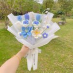 Crochet Bouquet Woven Wool Hand-woven Diy Material Package Set Birthday Gift - Image 6
