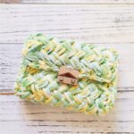 Handmade Crossbody Crochet Cloth Line Small Fragrance Knitting Bag - Image 5