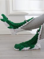 Crochet Animal Ladies Floor Socks - Image 3