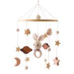 Starry Animal Crochet Bed Bell Detachable Rattle Toy - Image 7