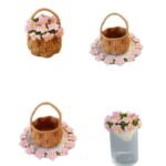 Rose Coaster Crochet Diy Material Package - Image 2