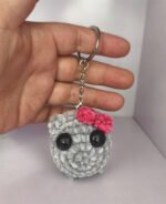 Cute And Minimalist Hamster Crochet Doll Keychain - Image 6